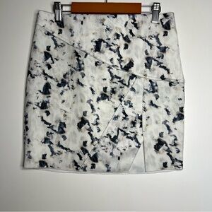 Zara Monochrome Patterned Mini Skirt